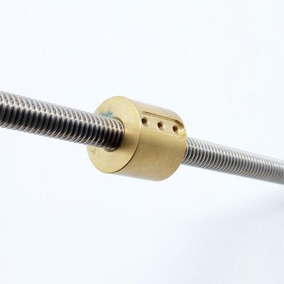 China CNC Machine Ball Lead Screw Trapezium ScrewTR3 3mm Lead Screw for CNC for sale