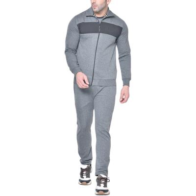 China Wholesale 2022 Men's Breathable Training Breathable Bodybuilding Cotton Long Sleeve Sweatsuit Blend Zipper Tracksuit Long for sale