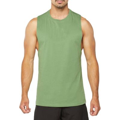 China New Style Mens Summer Mens Tank Tops Activewear Clothing Breathable Cool Light Weight Custom 100% Cotton Gym Tank Top Mens Designer New Style for sale