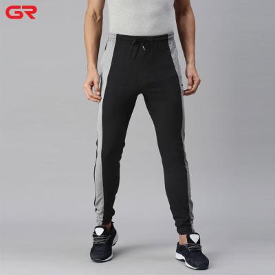 China New Design Anti-wrinkle Cotton Stylish Comfortable Gym Track Pants Anti-pilling Slim Fit Street Casual Side Pockets Male Jogger Pants for sale