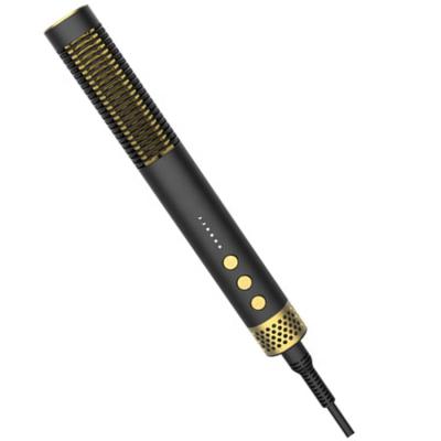 China Comfortable Comb 6 Temperature Level Electric Hair Straightener Brush Two In Loop Straighten Hair Comb for sale