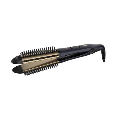 China Commercial Ryaca Ceramic Professional 3 in 1 Hair Straightener and Curler with Comb for sale