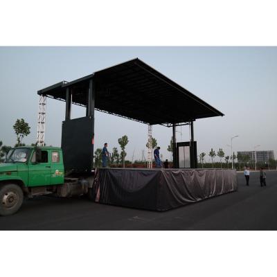 China Mobile +stage plywood +aluminmum+stainless steel steel stage trailer for sale for sale