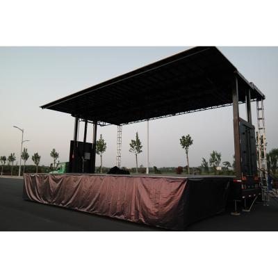 China Mobile Stage Show Truck Digital Truck Stage Mobile Steel Plywood Steel Mobile Steel Truck +stage +stage stage for sale for sale