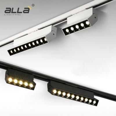 China New Modern Commercial Angle Square Adjustable Rail Lighting Moving Head Led Linear Track Light Fixture for sale