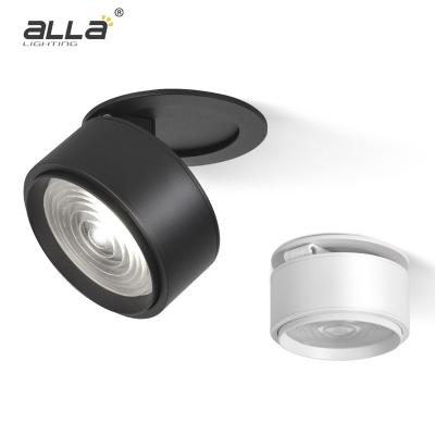 China Modern Indoor Lighting Home Shop Hotel Ceiling Light 360 Degree Rotatable COB Led Spotlight Outdoor Mounted Fixture for sale