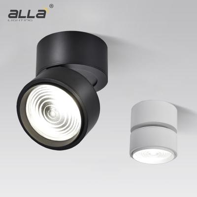 China Modern new design led commercial ceiling Ra90 COB light adjustable high lumen museum anti-glare downlight for sale