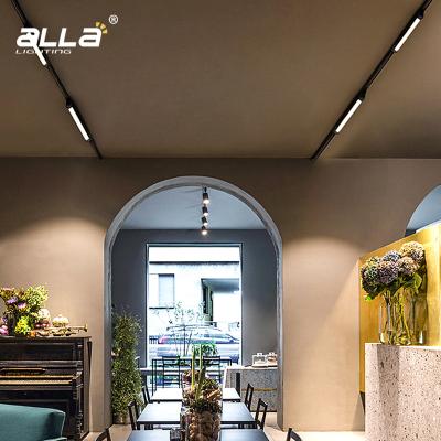 China ALLA Lighting High Quality Store Minimalist Indoor Room Decoration Lighting 20w 40w Led Linear Track Lights for sale