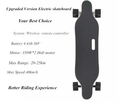 China Adult SYL-06 Electric Longboard With 800W Battery Dismountable Electric Skateboard 40km High Speed ​​Electric Skateboard for sale