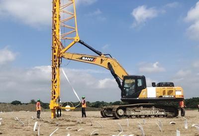 China 200m de Diepe Installatie van Rig Anchor Supporting Rock Drilling van de Stichtingsboor Te koop