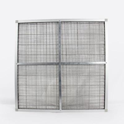 China Hotels Good Quality Customized Aluminum Metallic Mesh High Heat Resistance Air Filter For Air Conditioner for sale