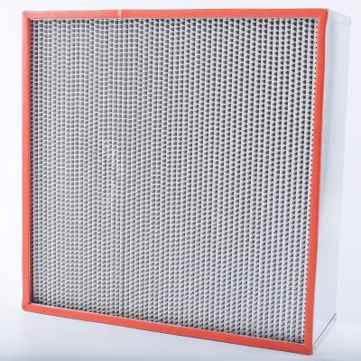 China Clean and Automotive Oven Painting China Manufacturer Environmentally Low Resistance Air Purifier Hepa Filter with High Temperature for sale