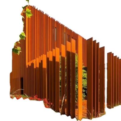 China Custom Boiler Sheet Corten Steel Planters Gate Fences Weather Resistant Steel Plate Weathering Prices for sale