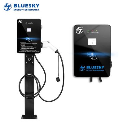 China Other 3.5kw Floor Mounted AC Charger 2.4 Screen Electric Car Ev Battery Charger Charging Station for sale