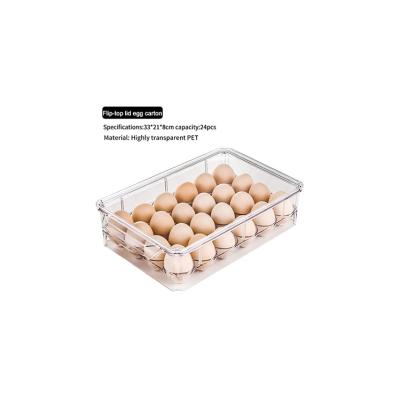 China BSCI Factory Durable Best Selling 24 Pieces Egg Storage Boxes With Lid Egg Storage Container for sale