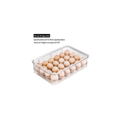 China Durable Hot Selling Egg Freezer Food Grade Storage Box Plastic Food Storage Container for sale