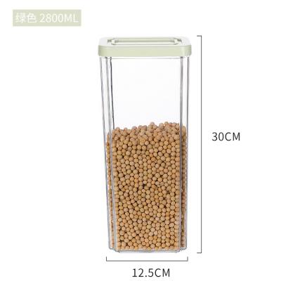 China Durable Eco - Friendly Plastic Rectangle Kitchen Grain Food Storage Storage Boxes for sale