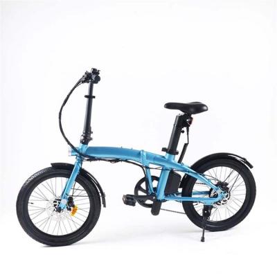 China Aluminum Alloy 5 PAS+ Cruise Foldable Electric Folding Bike With Front LED Lights for sale