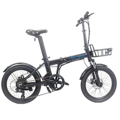 China Aluminum Alloy Factory Price Wholesale 20*1.95 Tire Battery Hidden In Seat Tube With Front Suspension C4 Folding E-Bike for sale