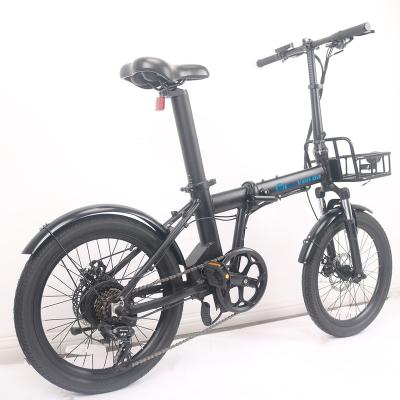 China Cheap Smart Aluminum Alloy 36V 350W 14ah China 20 Inch Folding Electric Bike With Suspension for sale