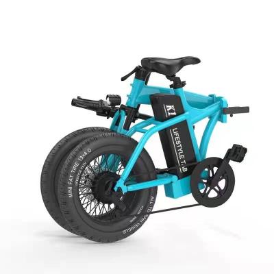 China Aluminum alloy USA warehouse electric bicycle 48V 14AH 19 inch motor dual tire fat folding electric bike for sale