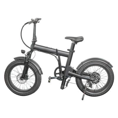 China Aluminum Alloy 20 Inch Seat Post Battery 5PAS 7 Speed ​​Fat Tire Electric Folding Bike for sale