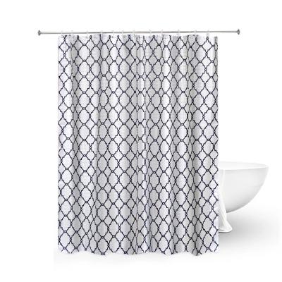 China Sustainable European Creative Nordic Eco - Friendly 72 X 72 Inch Stripe Abstract Bathroom Curtains for sale