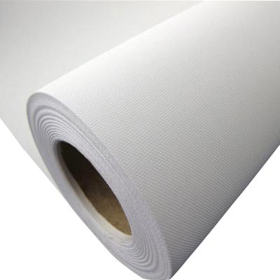 China Inkjet Printing Waterproof Polyester Canvas 900D*900D 380gsm Canvas Printing Inkjet Matte Canvas for sale