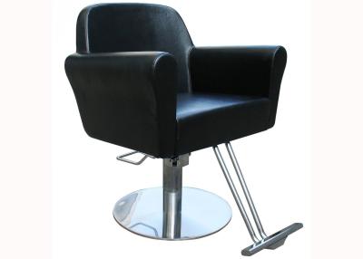 China WT-3206 Professioinal Hair Salon Black Stylist Chair thick and Comfortable pu Armrest for sale