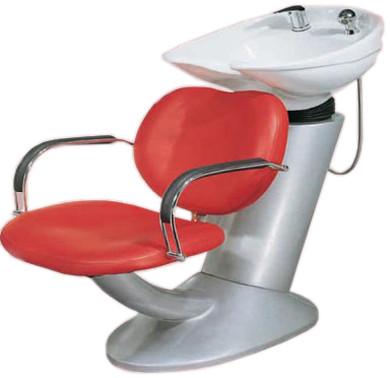 China Durable Shampoo Chair And Bowl Combo For Hair Washing , Pu Leather Materials for sale