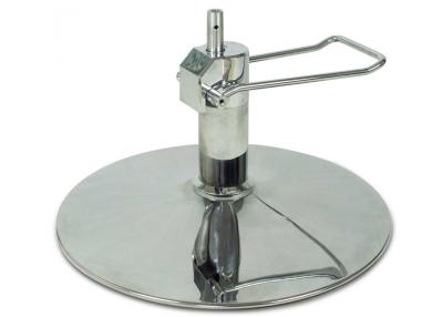 China Chrome Steel Barber Chair Accessories Round Hydraulic Base With 1 Year Warranty for sale