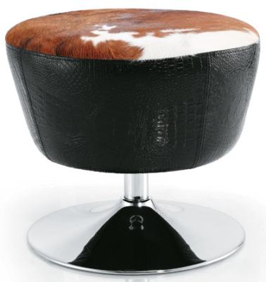 China Professional Customrized Round Bar Stools Portable With Backrest , 43cm Min Height for sale