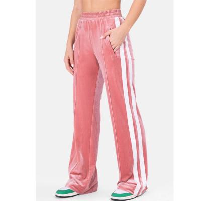 China High Quality Breathable Wholesale Velvet Jogger Loose Flared Jogger Pants For Women Sports Casual Fitness Women Custom Sweatpants Unisex for sale