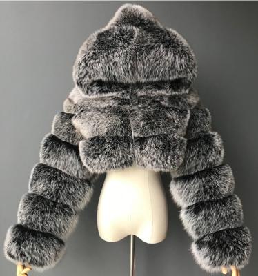 China Keep Real Fox Winter Faux Fur Feeling Ladies Fur Coat Warm Cozy Thick Custom Made Wholesale Fox Faux Fur Jacket for sale