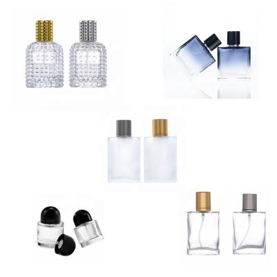 China 30ml 50ml Cosmetic Pineapple Portable Glass Perfume Bottle With Empty Spray Bottles With Atomizer for sale