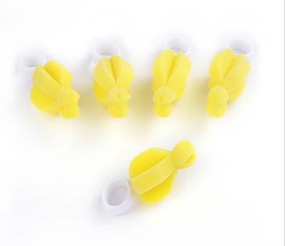 China Babies Viable Yellow Teat Brush Nipple Baby Sponge Cleaning Bottle Sweeps Infant Pacifier Cleaner for sale