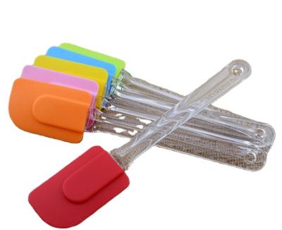 China Non Viable Heat Resistant Stick Scraper Food Grade Silicone Spatula Durable Silicone Scraper for sale