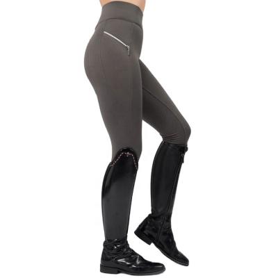 China Beathable Moisture Wicking Equestrian Apparel With Logo Horse Riding Leggings Jodhpurs Wholesale for sale