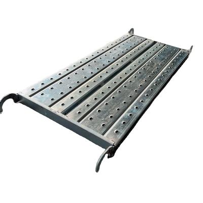 China Modern Scaffolding Productions Double-panels Springboard Steel Metal Planks With Hooks for sale