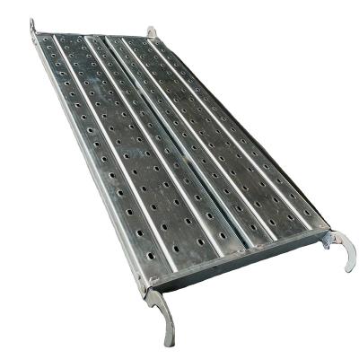 China Derfon Modern Scaffolding Productions Double-panels Springboard Metal Steel Planks With Hooks For Construction for sale