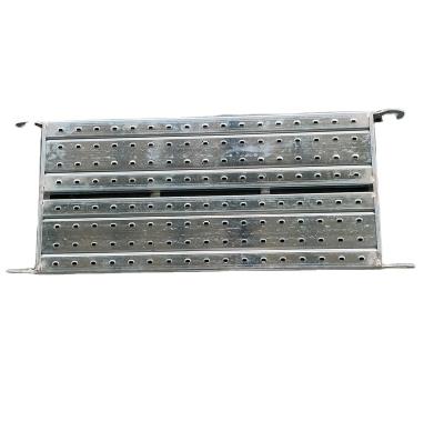 China Derfon Modern High Quality Factory Supply Scaffolding Double-panels Stepping Stones Metal Steel Planks Hooks for sale