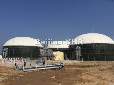 China Food Waste Biogas Digester , AWWA D103 Bio Digester Tank 30 Year Service Life for sale