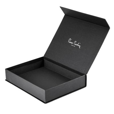 China Wholesale Materials Sale Recycled Luxury Magnetic Paper Gift Box Big Logo Paper Card Board Whole Black Custom Packing Box With Magnet for sale