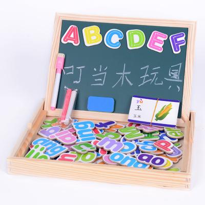 China Factory wholesale 3d IQ puzzle toys amazon sale wood box wooden panel numbersSet hot magnetic educational children children factory wholesale educational letter for sale