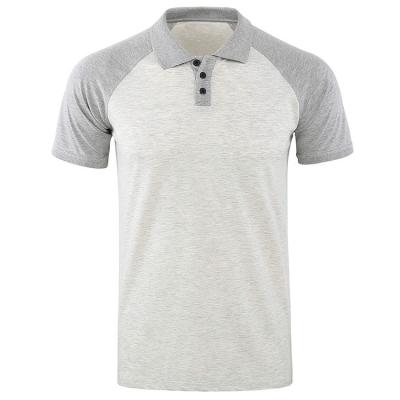 China Men's Summer T-shirt Breathable Short Sleeve Solid Anti-Shrink Polo Shirt for sale