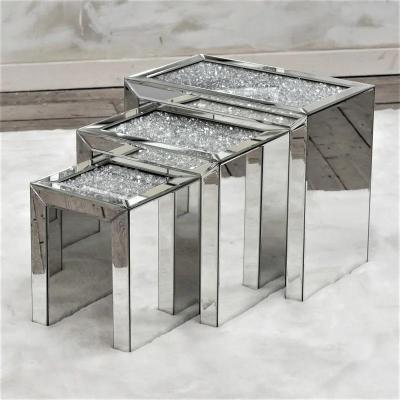 China Gorgeous mirrored table for the living room for sale