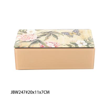 China Luxury And Fashion Lightweight Customizable Jewelry Box Full Of Mirrors for sale