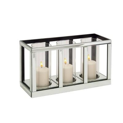 China Gorgeous Glass Frame Candle Mirror Long Set of 3 for sale