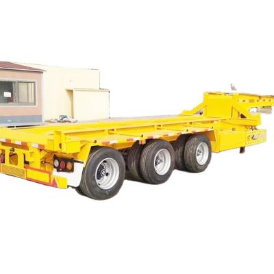 China Truck Trailer Shipping Container Trailer Used Container Semi Trailer Low Bed Container Trailer for sale