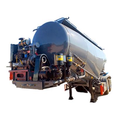 China Bulk Cement Tanker Trailer 2 Axles 30 CBM 35 CBM Power Cement Tanker Truck Trailer for sale